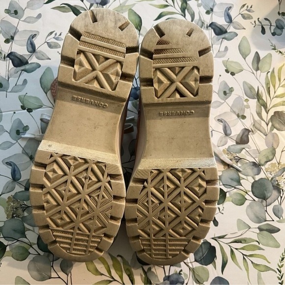 Converse Chuck Taylor All Star Pink Lugged Platform High Sneakers 7.5 - Picture 7 of 8